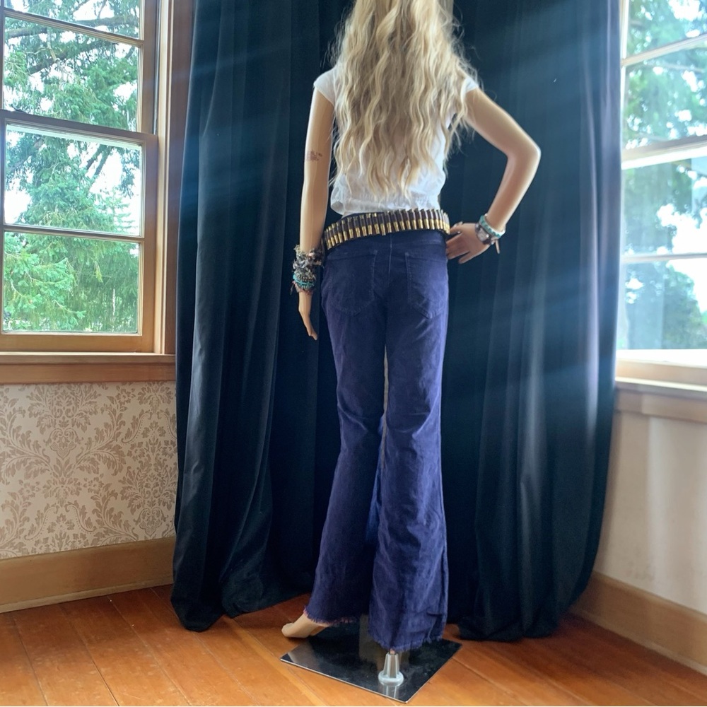 We the Free Navy Cordon Flare Pants